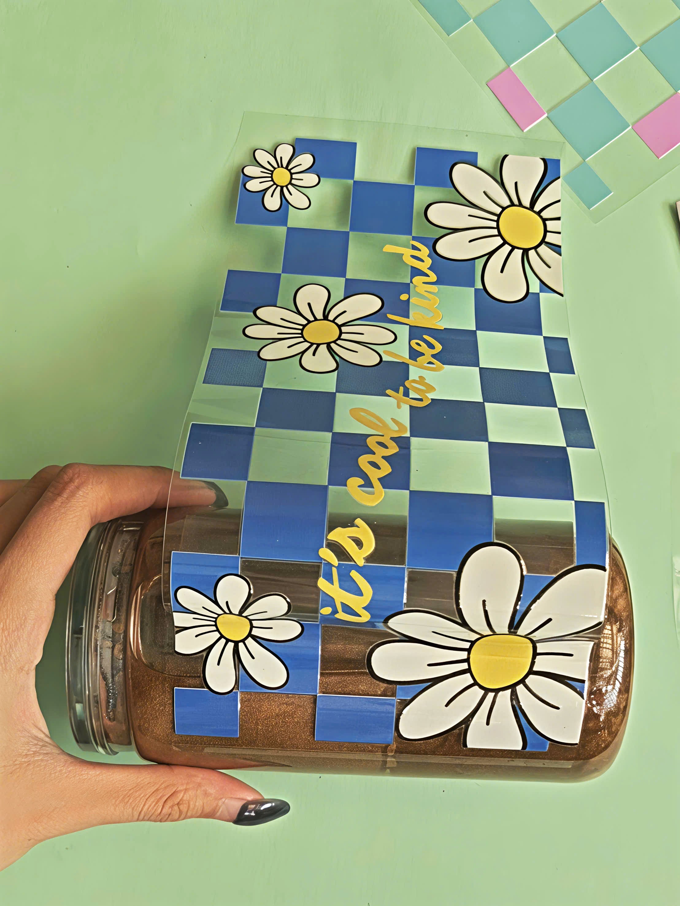 UV DTF Cup Wraps | EARTHDAY stickers - 16oz (4,3 x 9,5 inch)